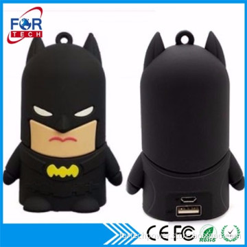2017 Trendy Universal Power Banks Batman 2600mah Gift for Little Kids Promotion